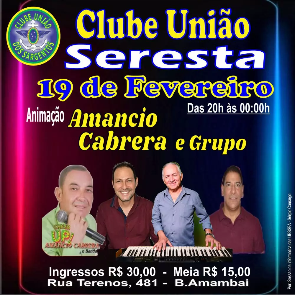 Seresta dia 19/02/2025